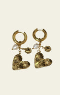 Perla Hearts - Oorbellen