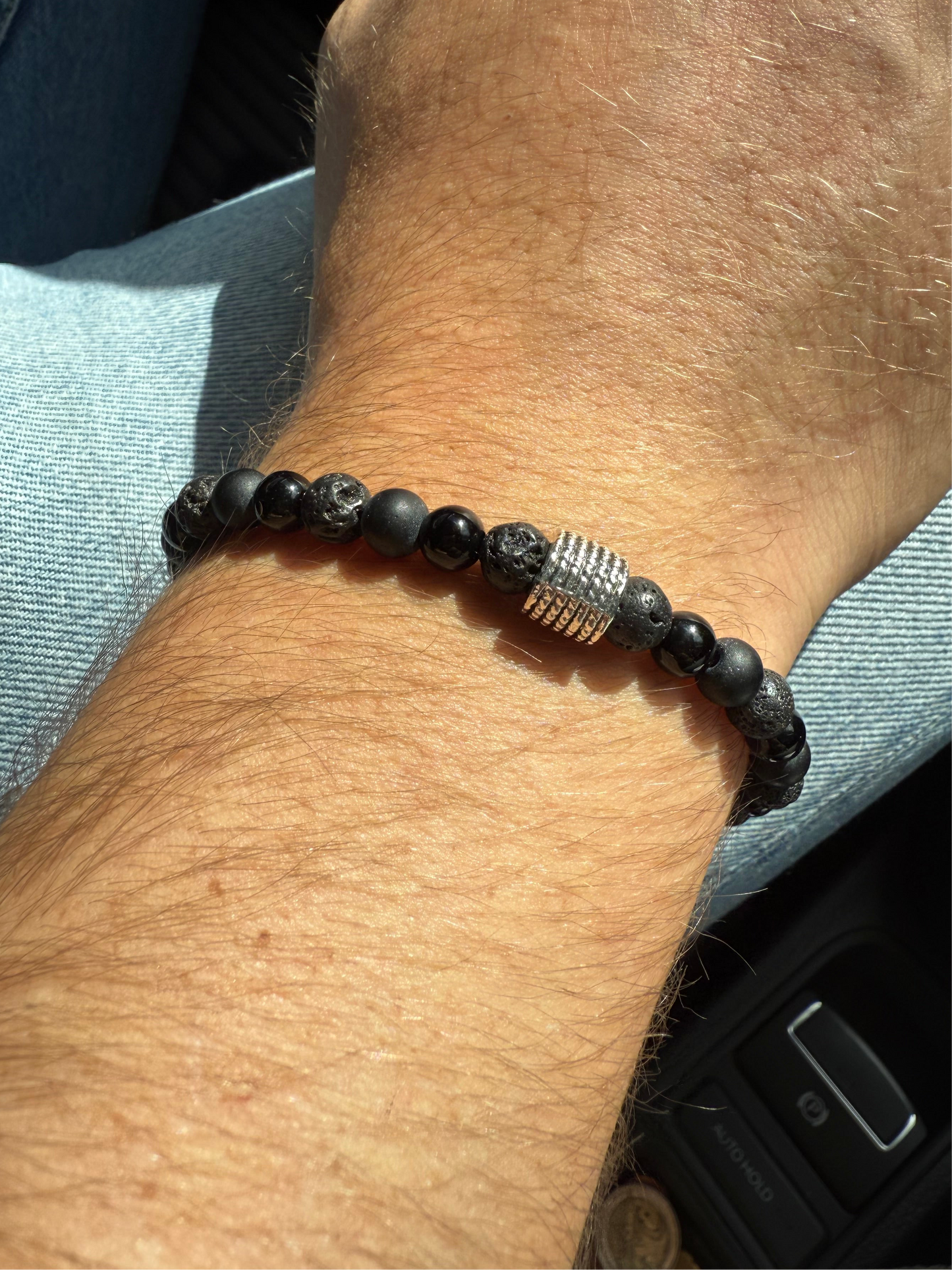 Black Lava - Armband