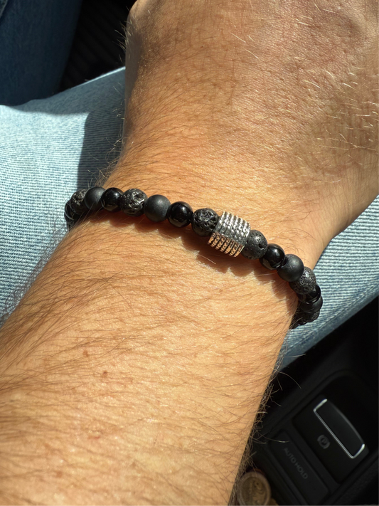 Black Lava - Armband