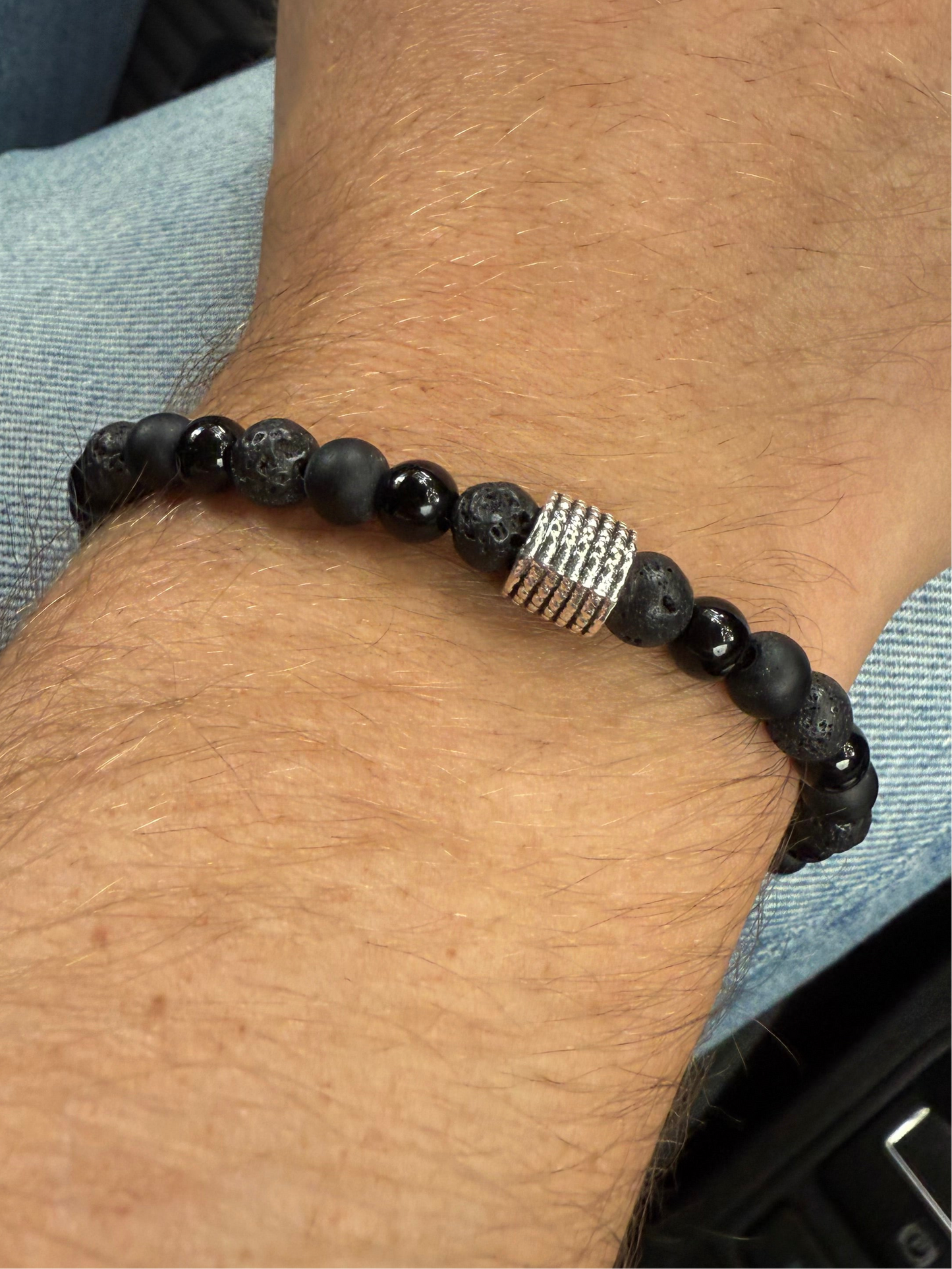 Black Lava - Armband