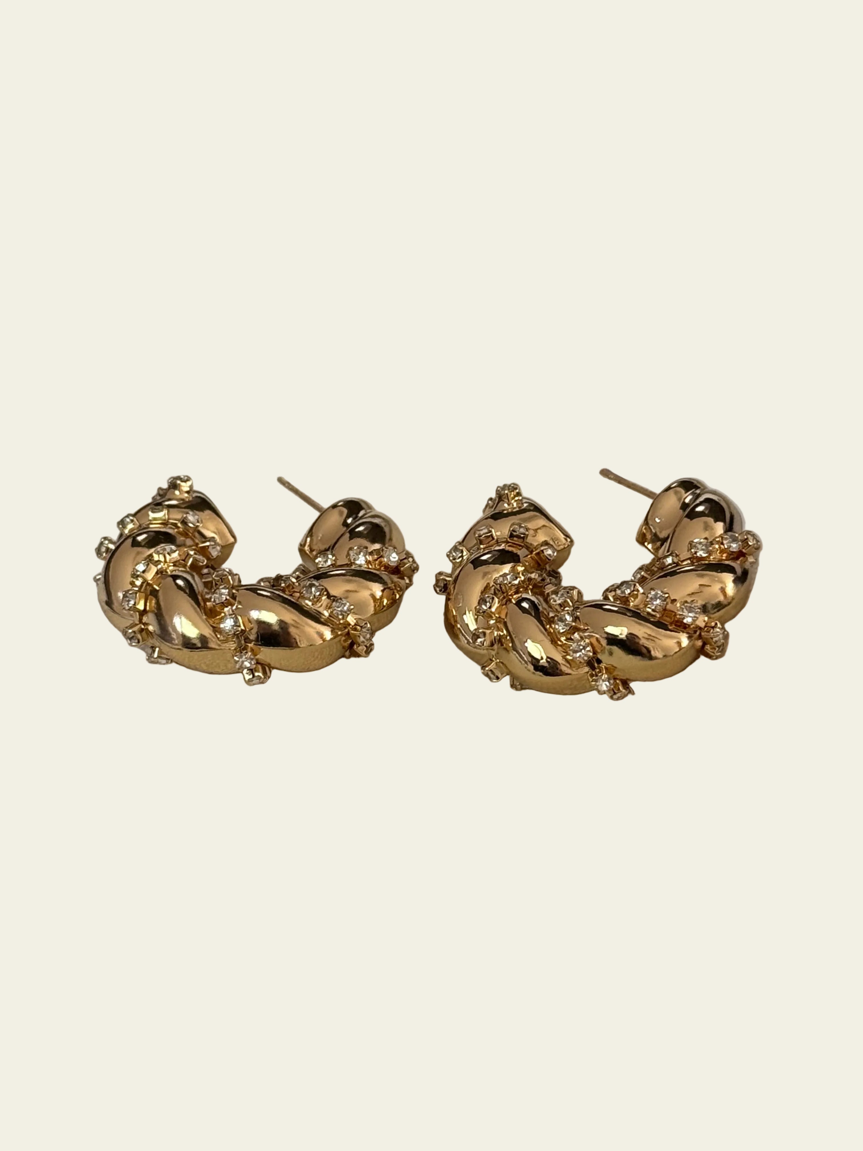 Diamond Twist - Oorbellen